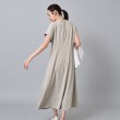 アンタイトル(UNTITLED)の【ラクに美シルエット！／夏ワンピース】リラクシーロングワンピース27