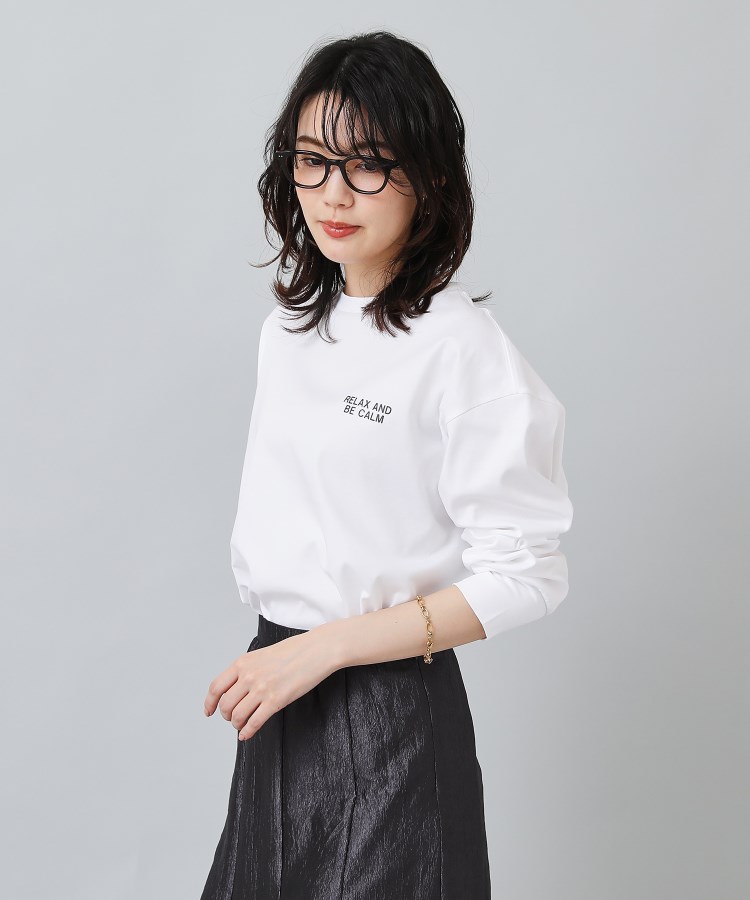 コットン100/長袖】バックプリント ロンT(カットソー コットン100/長袖】バックプリント ロンT(カットソー