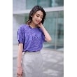 アンタイトル(UNTITLED)の【ゆったりシルエット／薄手／10色展開】レーヨンストレッチ フレンチスリーブニット37