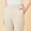 アンタイトル(UNTITLED)の【ストレッチ素材／セットアップ可能】リネン混 ベーシックテーパードパンツ5
