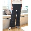 アンタイトル(UNTITLED)の【セットアップ可能／洗える／ドライタッチ】リネン混 ベーシックストレッチワイドパンツ23
