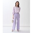 アンタイトル(UNTITLED)の【セットアップ可能／洗える／ドライタッチ】リネン混 ベーシックストレッチワイドパンツ14