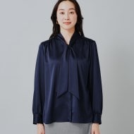 楽天市場】【SALE／10%OFF】サテンボウタイブラウス UNTITLED