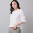 アンタイトル(UNTITLED)の【コットン／８色展開／五分袖】袖タックプルオーバー9