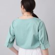 アンタイトル(UNTITLED)の【コットン／８色展開／五分袖】袖タックプルオーバー26