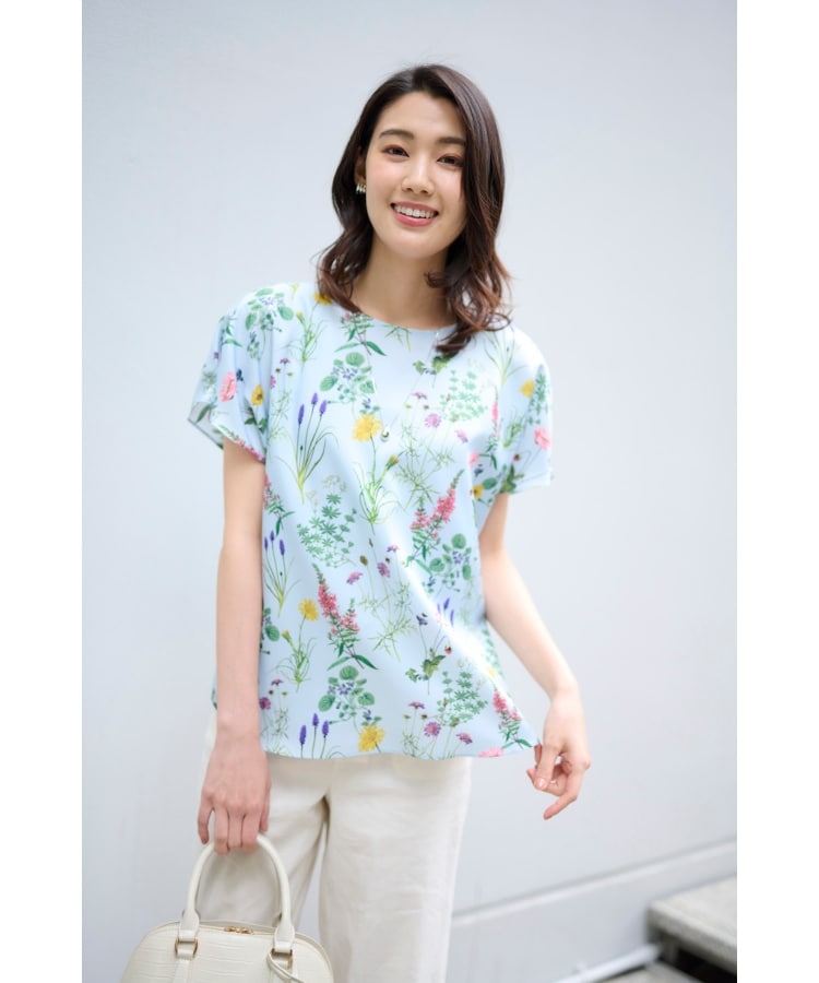 今年も登場!/華やか/セットアップ】ボタニカルプリント 今年も登場!/華やか/セットアップ】ボタニカルプリント