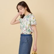 今年も登場!/華やか/セットアップ】ボタニカルプリント 今年も登場!/華やか/セットアップ】ボタニカルプリント