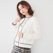 アンタイトル(UNTITLED)の【アンサンブル可能/6色展開】スパンレーヨン カーディガンニット オフホワイト(503)