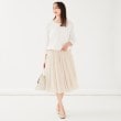 アンタイトル(UNTITLED)の【通勤】ポリエステルデシン プリーツスカート8