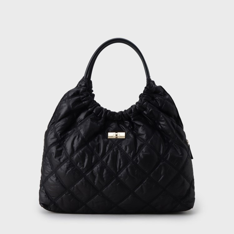 アンタイトル(UNTITLED)の軽やかナイロンフラットトート トートバッグ