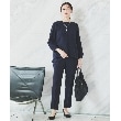 アンタイトル(UNTITLED)の【通勤スーツ】タックテーパードパンツ15