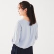 アンタイトル(UNTITLED)の【透けにくい/通勤】パウダリー タックブラウス18