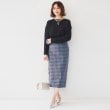 アンタイトル(UNTITLED)の【セットアップ可能】ギンガムチェック ペンシルスカート10