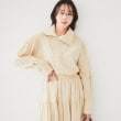 アンタイトル(UNTITLED)の【セットアップ可能/トレンド】ライトコットン プルオーバーシャツ ライトベージュ(051)