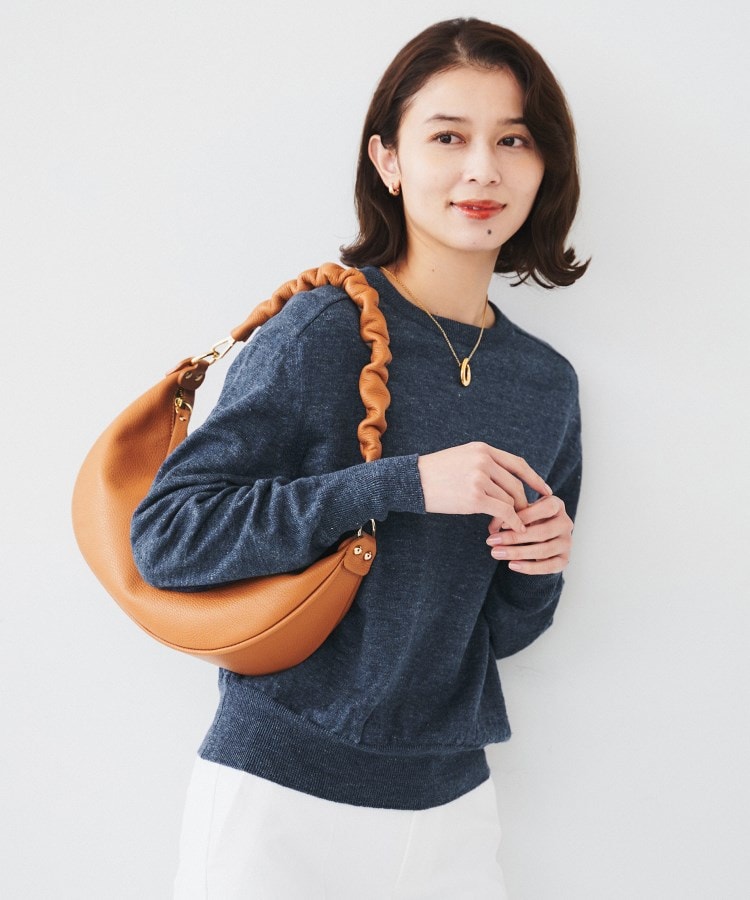 アンタイトル(UNTITLED)の【アンサンブル可能/洗える】リネン混ベーシックプルオーバー14
