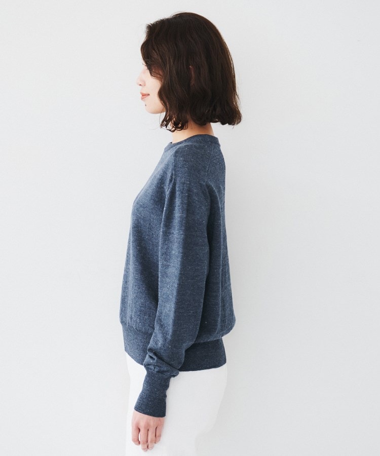 アンタイトル(UNTITLED)の【アンサンブル可能/洗える】リネン混ベーシックプルオーバー19