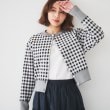 アンタイトル(UNTITLED)の【セットアップ可能】スポンディッシュ カーディガン ブラック(219)