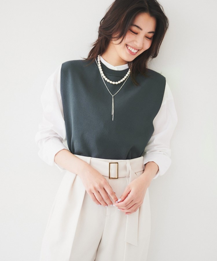アンタイトル(UNTITLED)の【アンサンブル可能】ニットベスト2