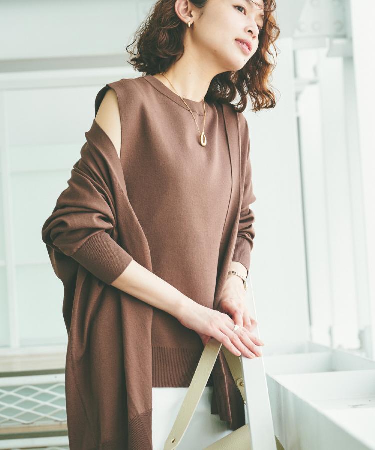 アンタイトル(UNTITLED)の【アンサンブル可能】ニットベスト9
