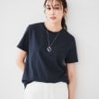 アンタイトル(UNTITLED)のラフコットンTシャツ ネイビー(094)