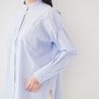 アンタイトル(UNTITLED)の【重ね着しやすい】タイプライター バンドカラーシャツ23