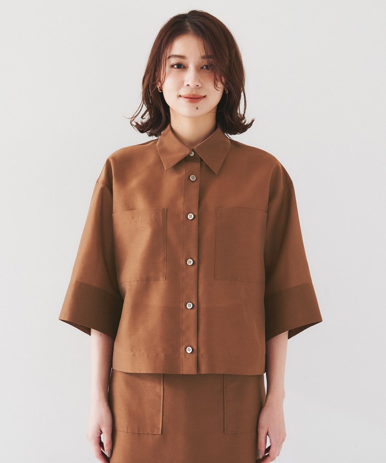 アンタイトル(UNTITLED)の【セットアップ可能】オーガンジーボクシーシャツ15