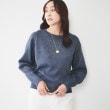 アンタイトル(UNTITLED)の【アンサンブル可能/ラメ調】シャイニーセミラグランプルオーバーニット14