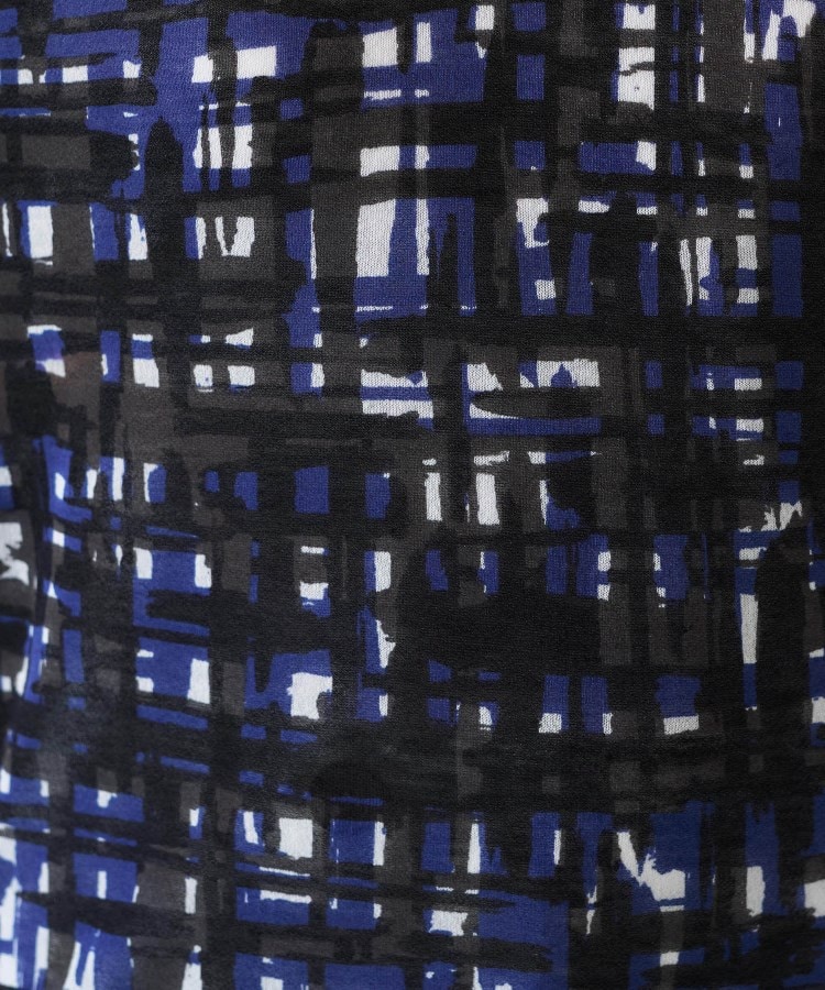 アンタイトル(UNTITLED)の【セットアップ可能/アンサンブル可能/シアー】チェックプリント プルオーバーニット13