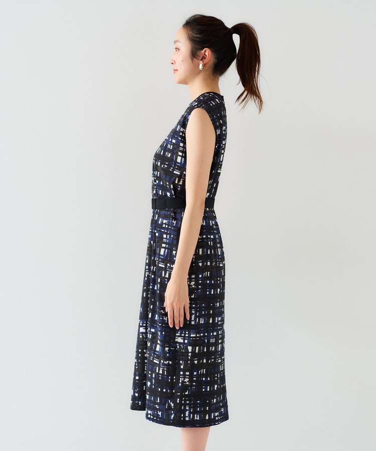 アンタイトル(UNTITLED)の【アンサンブル可能】チェックプリントワンピース16