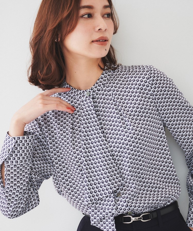 UNTITLED - UNTITLED アンタイトル 小鳥刺繍 スモックシャツ