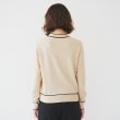 アンタイトル(UNTITLED)の【アンサンブル可能】ボウタイ 配色プルオーバーニット28