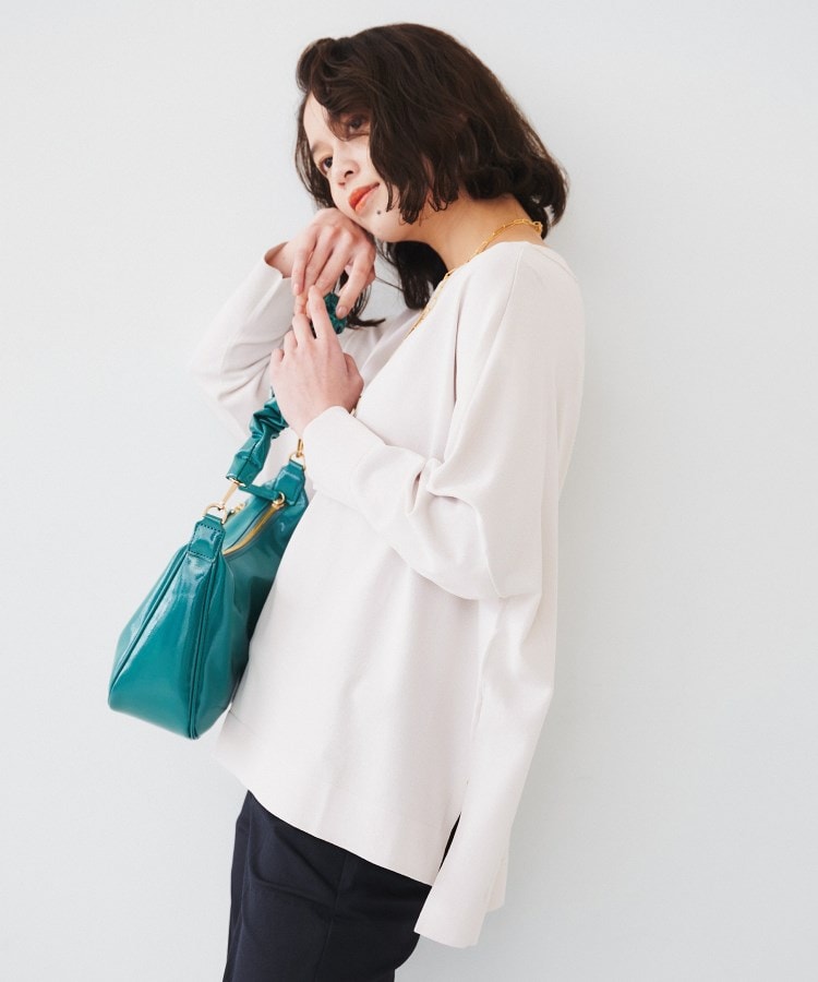 体型カバー/透けにくい】ワイドシルエットニット(ニット 体型カバー/透けにくい】ワイドシルエットニット(ニット