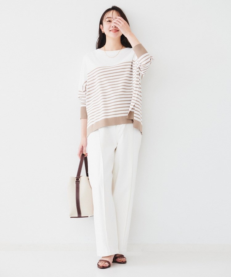 体型カバー/透けにくい】ワイドシルエットニット(ニット 体型カバー/透けにくい】ワイドシルエットニット(ニット