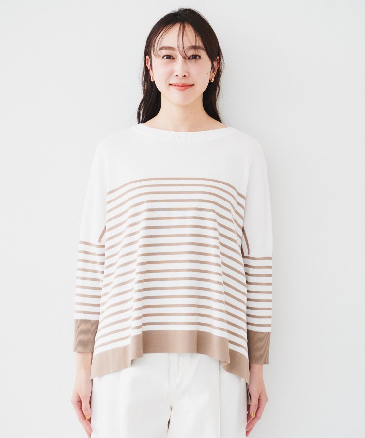 アンタイトル(UNTITLED)の【体型カバー/透けにくい】ワイドシルエットニット22