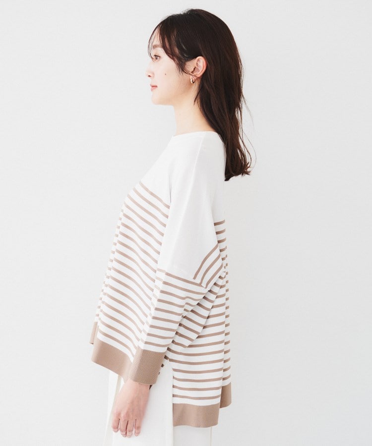 アンタイトル(UNTITLED)の【体型カバー/透けにくい】ワイドシルエットニット23