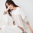 アンタイトル(UNTITLED)の【体型カバー/透けにくい】ワイドシルエットニット モカブラウン(342)