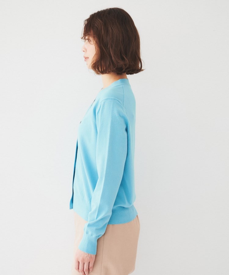 アンタイトル(UNTITLED)の【アンサンブル可能】配色Vネックカーディガン24