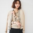 アンタイトル(UNTITLED)の【アンサンブル可能】配色Vネックカーディガン ライトベージュ(551)