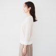 アンタイトル(UNTITLED)の【配色カラー/アンサンブル可能】きれいめ七分袖ニット27