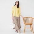 アンタイトル(UNTITLED)の【体型カバー/清涼感】サイドスリット Vネックニット15