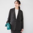 アンタイトル(UNTITLED)の【セットアップ可能】ライトウェイト ダブルブレストジャケット チャコールグレー(014)