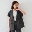 アンタイトル(UNTITLED)の【セットアップ可能/接触冷感/イージーケア】リラクミスト　ハーフスリーブジャケット3