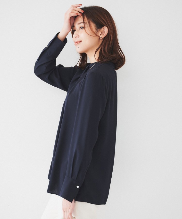 アンタイトル(UNTITLED)の【通勤】ジョーゼット タックブラウス10