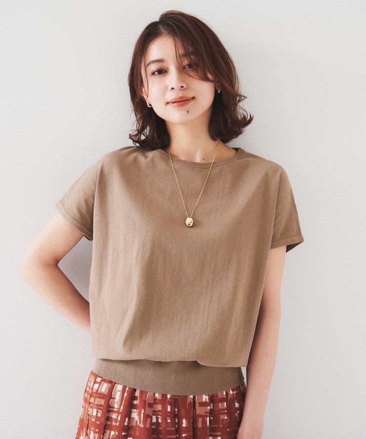 アンタイトル(UNTITLED)の【11色展開/コットン100/アンサンブル可能】 プルオーバーニット12