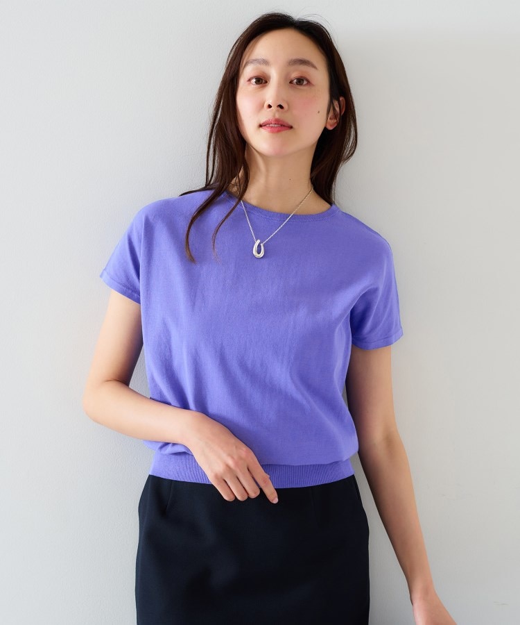 アンタイトル(UNTITLED)の【11色展開/コットン100/アンサンブル可能】 プルオーバーニット30
