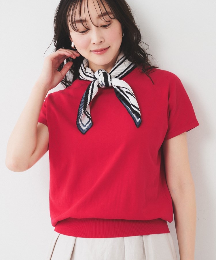 アンタイトル(UNTITLED)の【11色展開/コットン100/アンサンブル可能】 プルオーバーニット40