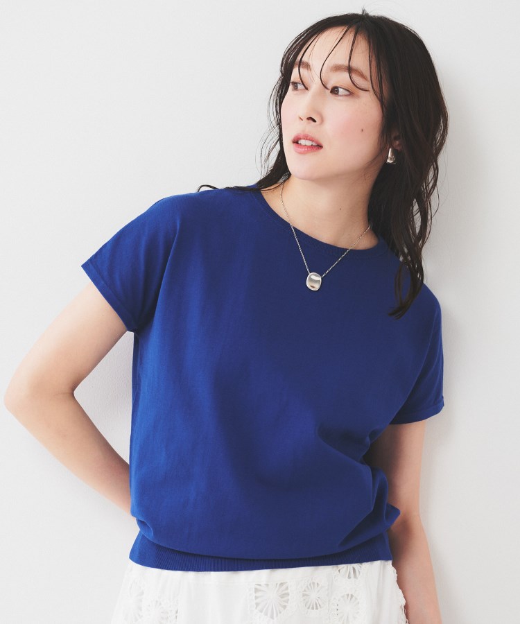 アンタイトル(UNTITLED)の【11色展開/コットン100/アンサンブル可能】 プルオーバーニット48