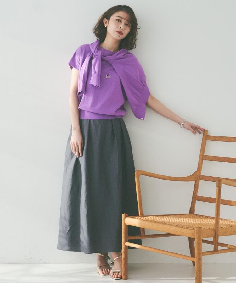 アンタイトル(UNTITLED)の【11色展開/コットン100/アンサンブル可能】 プルオーバーニット26