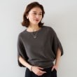 アンタイトル(UNTITLED)の【体型カバー/清涼感】ドルマンスリーブ プルオーバーニット6