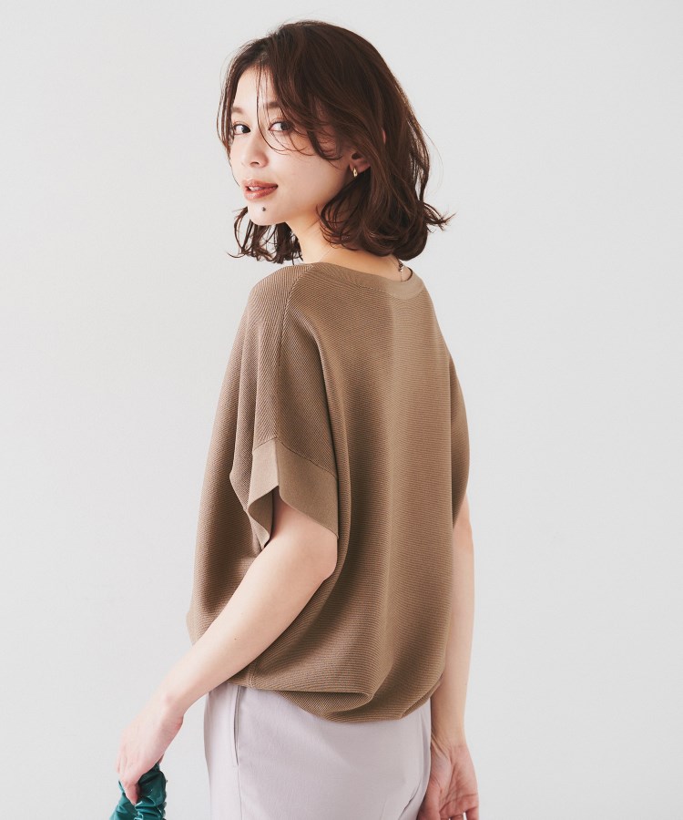 アンタイトル(UNTITLED)の【12色展開/体型カバー/2way】バウンドスリーブニット16